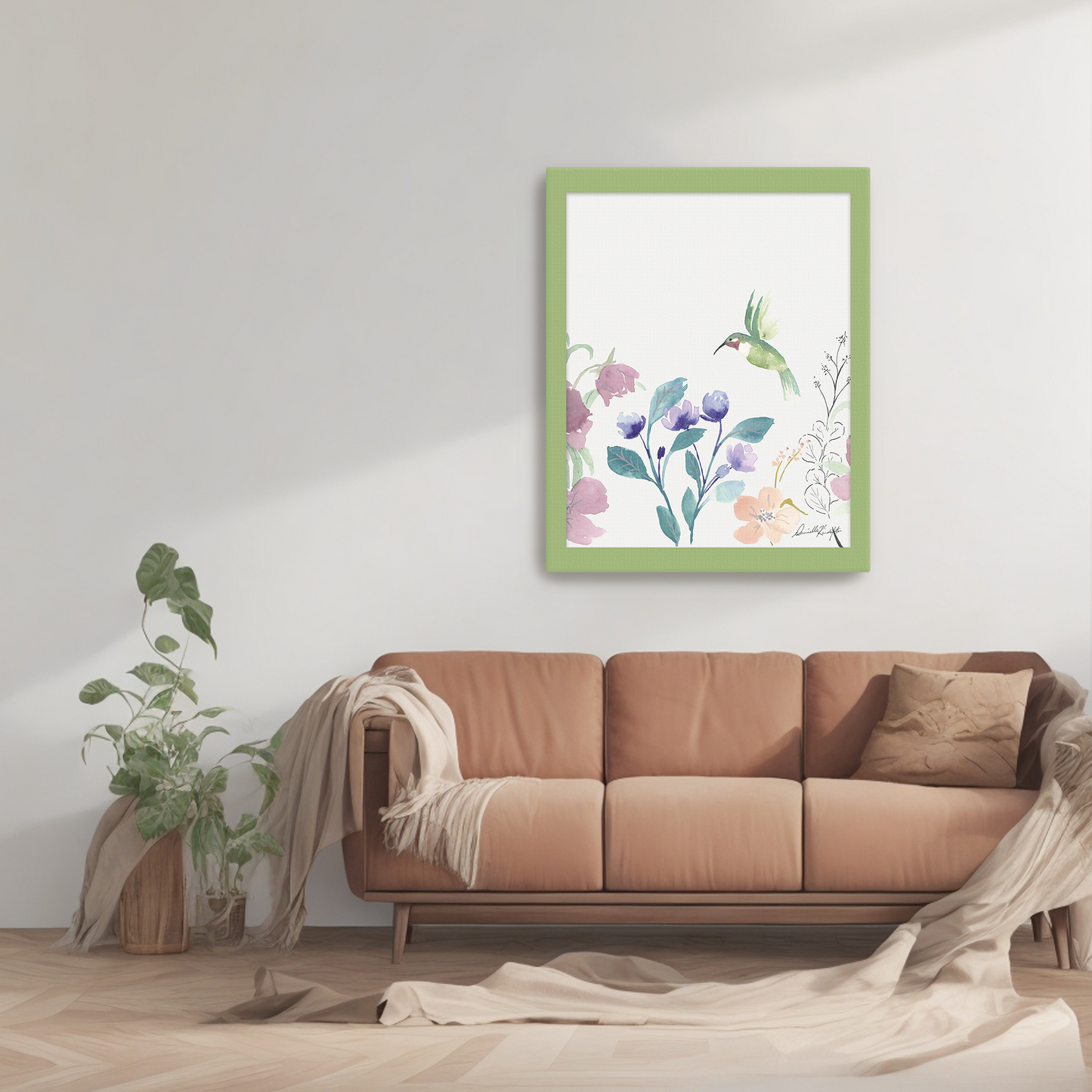 The Emerald Hummingbird-Canvas