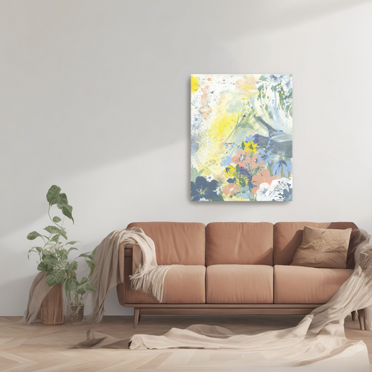 Abstract Floral-Canvas