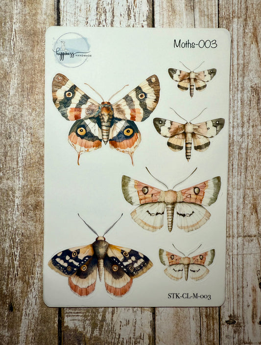 Moths-003-Sticker Sheet