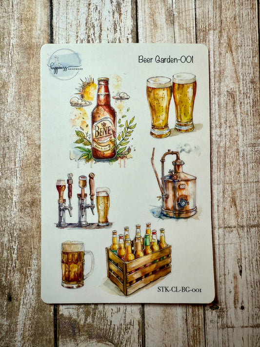 Beer Garden-001-Sticker Sheet