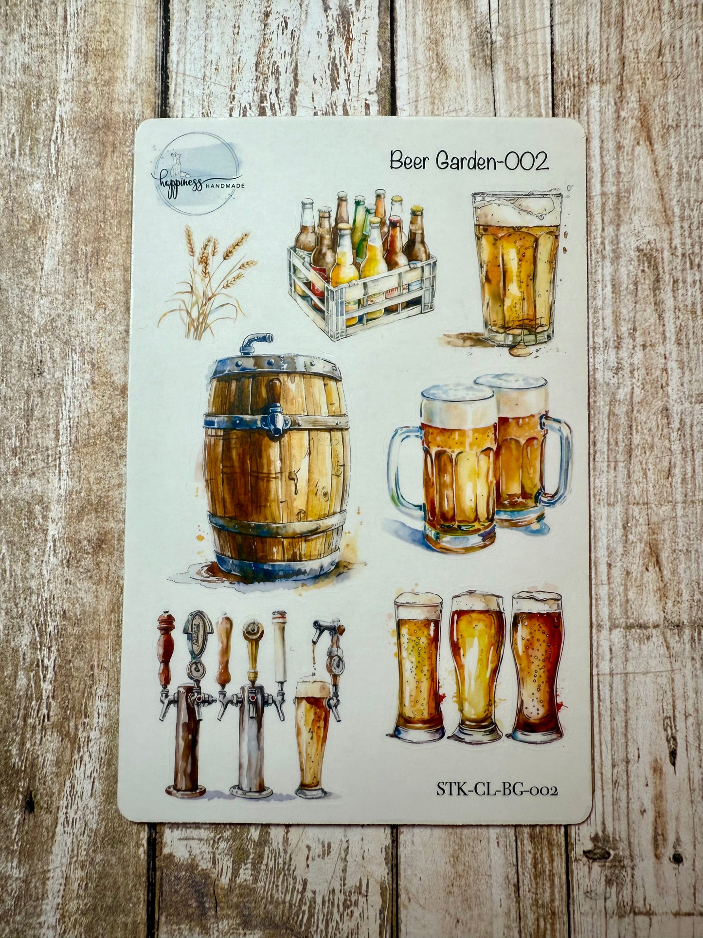 Beer Garden-002-Sticker Sheet