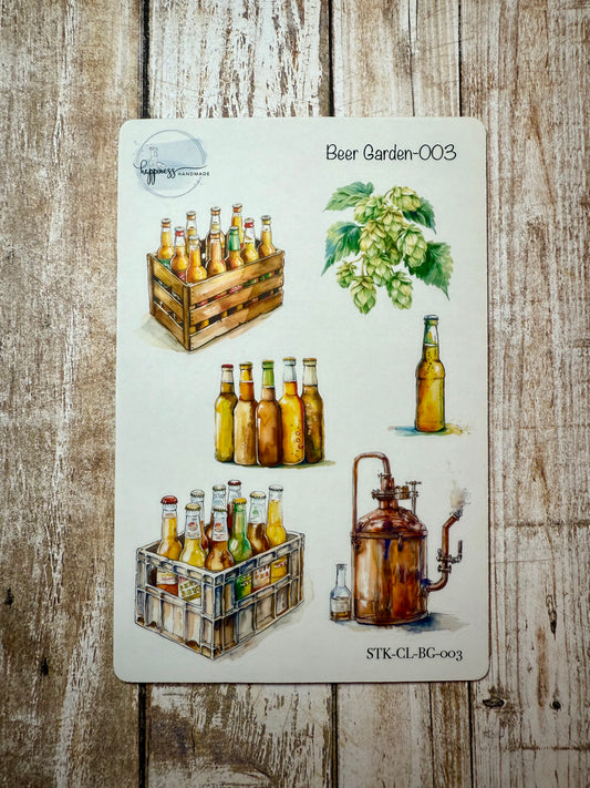 Beer Garden-003-Sticker Sheet