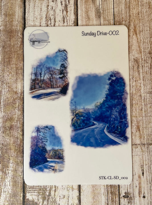 Sunday Drive-002-Sticker Sheet