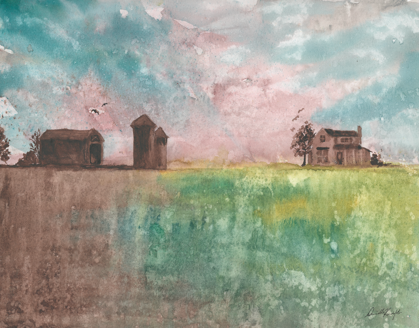 Farm on the Horizon-Canvas